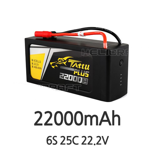 타투 Tattu 22.2V 22000mAh 25C 리튬폴리머 배터리