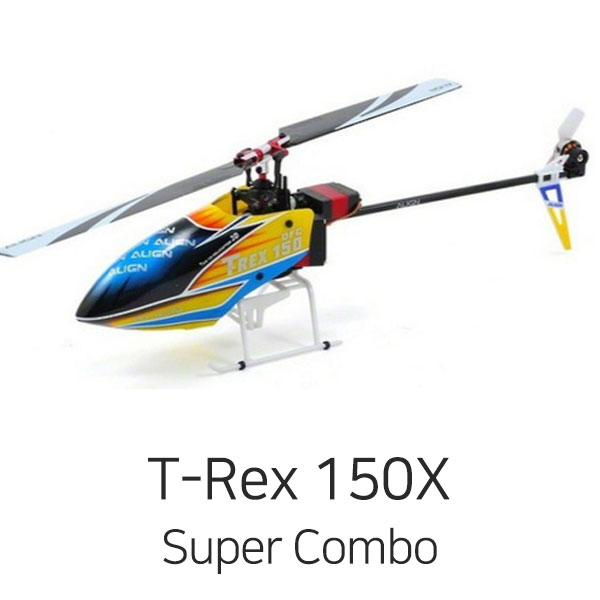 Align TREX 150X 슈퍼 콤보 RC헬기 (블루투스 세팅)