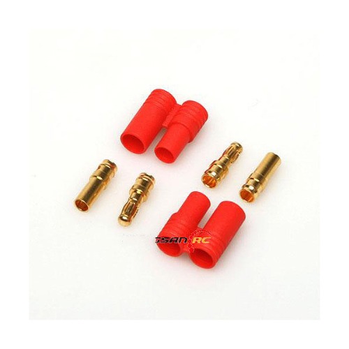 (2 PIN) 3.5mm 골드 connector with one housing (2 X 2조)